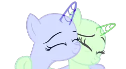 Size: 1487x814 | Tagged: safe, artist:lilith1light, derpibooru import, oc, unofficial characters only, alicorn, pony, alicorn oc, bald, base, duo, eyelashes, eyes closed, female, horn, image, mare, png, side hug, simple background, smiling, transparent background, wings