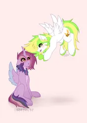 Size: 2480x3508 | Tagged: safe, artist:sparkie45, derpibooru import, oc, oc:ray of hope, oc:sparkie, alicorn, dracony, dragon, hybrid, pegasus, pony, image, png