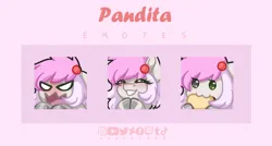 Size: 1036x557 | Tagged: safe, artist:sparkie45, derpibooru import, oc, oc:pandita, pegasus, pony, angry, commission, eating, emotes, happy, image, png, solo
