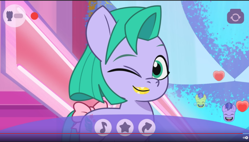 Size: 1508x860 | Tagged: safe, derpibooru import, screencap, earth pony, pony, my little pony: tell your tale, spoiler:g5, spoiler:my little pony: tell your tale, spoiler:tyts01e28, cropped, female, filly, foal, g5, image, pippsqueaks forever, png, seashell (g5)