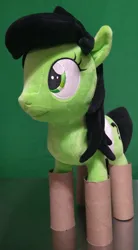 Size: 2080x3760 | Tagged: safe, oc, oc:anonfilly, unofficial characters only, pony, defictionalization, female, filly, image, jpeg, photo, plushie, solo, toilet paper roll
