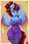 Size: 1360x2048 | Tagged: safe, artist:nexcoyotlgt, derpibooru import, oc, oc:lyn static flare, anthro, pegasus, arm behind head, bedroom eyes, blushing, breasts, cleavage, clothes, commission, digital art, dress, erect nipples, female, image, jpeg, looking at you, nipple outline, pegasus oc, shoulderless, simple background, socks, solo, stockings, tail, thigh highs, thighs, wide hips, wings