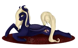 Size: 4000x2500 | Tagged: safe, artist:loopina, derpibooru import, oc, oc:shazinéa, bat pony, hybrid, saddle arabian, gem, image, naughty, png, pocctober, princess, simple background, solo, stars, to sleep, transparent background