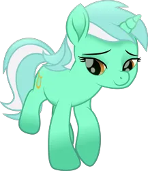 Size: 4125x4747 | Tagged: safe, artist:lincolnbrewsterfan, derpibooru import, edit, vector edit, lyra heartstrings, pony, unicorn, .svg available, cute, female, horn, humble, image, inverted mouth, lidded eyes, lyrabetes, mare, movie accurate, png, simple background, smiling, transparent background, trotting, vector