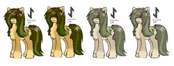 Size: 2464x943 | Tagged: safe, artist:anonymous, oc, oc:yggy, unofficial characters only, pony, taiga pony, female, hair over eyes, image, mare, png, simple background, solo, white background