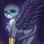 Size: 3000x3000 | Tagged: safe, artist:monstrum, derpibooru import, gabby, gryphon, cute, female, gabbybetes, image, jpeg, looking at you, solo, spread wings, standing, tail curled, wings