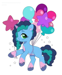 Size: 3094x3780 | Tagged: safe, artist:thatusualguy06, derpibooru import, pony, unicorn, mlp fim's twelfth anniversary, g5, .svg available, balloon, base used, female, flying, freckles, happy birthday mlp:fim, high res, image, mare, missing accessory, missing cutie mark, misty brightdawn, png, simple background, solo, transparent background, unshorn fetlocks, vector