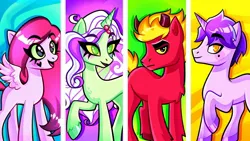 Size: 1280x720 | Tagged: safe, derpibooru import, screencap, ponified, pegasus, pony, unicorn, barely pony related, bully (teen-z), female, g4, image, jpeg, luvboy (teen-z), male, mermaid (teen-z), pinky (teen-z), pony reference, spoilers for another series, teen-z, watermark, youtube, youtube thumbnail