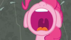 Size: 1920x1080 | Tagged: safe, derpibooru import, screencap, earth pony, pony, rock solid friendship, season 7, 1080p, crying, female, floppy ears, image, mare, nose in the air, open mouth, pinkie cry, png, sobbing, solo, uvula, volumetric mouth