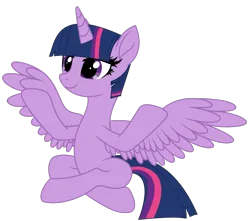 Size: 2667x2356 | Tagged: safe, artist:starshade, artist:twilyisbestpone, derpibooru import, twilight sparkle, twilight sparkle (alicorn), alicorn, pony, base used, cute, female, high res, hooves in air, image, mare, png, simple background, sitting, smiling, solo, spread wings, transparent background, twiabetes, wings