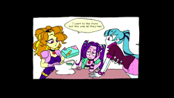 Size: 854x480 | Tagged: suggestive, artist:trgreta, artist:wubcakeva, derpibooru import, adagio dazzle, aria blaze, sonata dusk, equestria girls, animated, bag, comic dub, female, food, heart, heart eyes, image, imminent insertion, insertion, licking, licking lips, pirulo, popsicle, shopping bag, sound, the dazzlings, this will end in yeast infection, tongue out, voice acting, webm, wingding eyes