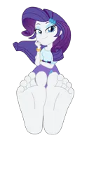 Size: 2200x4100 | Tagged: safe, artist:xebck, derpibooru import, rarity, equestria girls, friendship games, barefoot, base, base used, clothes, feet, female, fetish, foot fetish, foot focus, image, looking at you, png, simple background, skirt, soles, solo, toes, transparent background, vector