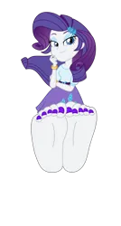 Size: 2200x4100 | Tagged: safe, artist:xebck, derpibooru import, rarity, equestria girls, friendship games, barefoot, base, base used, clothes, feet, female, fetish, foot fetish, foot focus, image, looking at you, nail polish, png, simple background, skirt, soles, solo, toes, transparent background, vector
