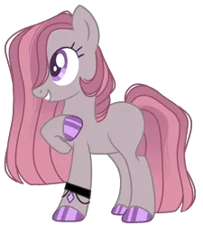 Size: 1134x1262 | Tagged: safe, artist:pixiesimm, derpibooru import, oc, unofficial characters only, earth pony, pony, base used, colored hooves, earth pony oc, female, hair over one eye, image, mare, offspring, parent:big macintosh, parent:marble pie, parents:marblemac, png, simple background, smiling, transparent background