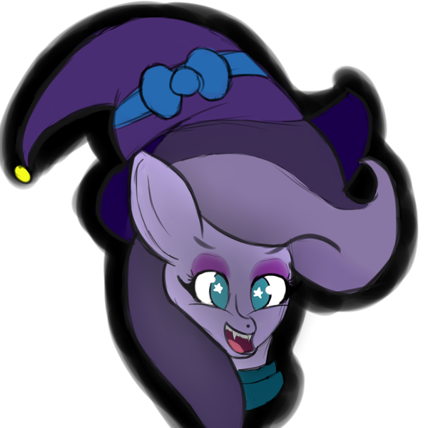 Size: 5000x5000 | Tagged: safe, artist:houndy, derpibooru import, bright eyes, oc, oc:jester quinn, bat pony, cloak, clothes, costume, cute, eyeliner, eyeshadow, fangs, halloween, halloween costume, happy, hat, holiday, image, long hair, looking at you, makeup, multicolored hair, nightmare night, open mouth, png, smiling, smiling at you, witch, witch hat