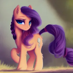 Size: 1024x1024 | Tagged: safe, derpibooru import, editor:siber, machine learning generated, stable diffusion, oc, unofficial characters only, earth pony, pony, female, image, looking at you, mare, png, solo