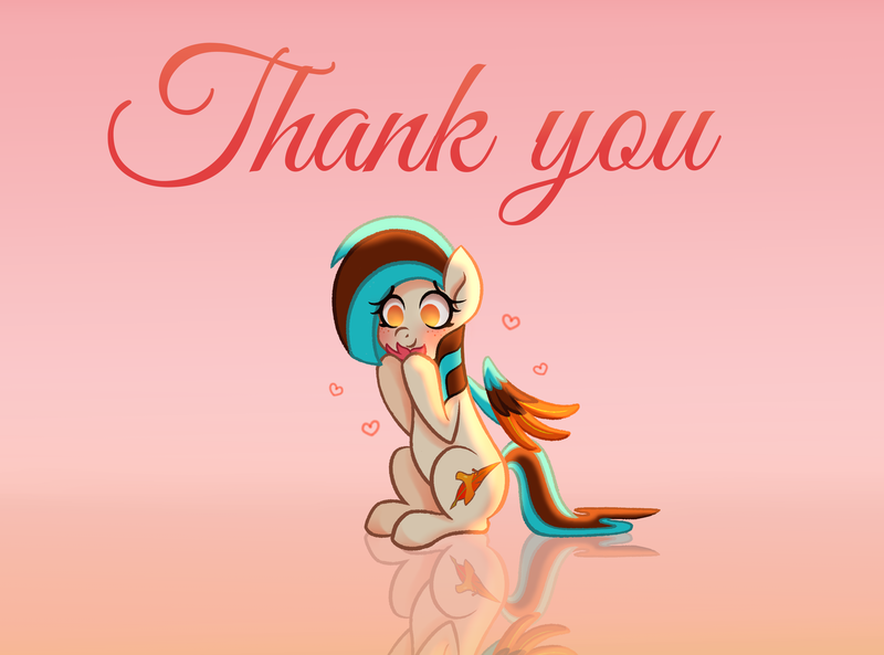 Size: 2700x2000 | Tagged: safe, artist:ladyluna2, derpibooru import, oc, unofficial characters only, pegasus, pony, female, image, pegasus oc, png, thank you, wings