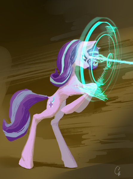 Size: 2970x4000 | Tagged: safe, artist:thelordgemm, derpibooru import, starlight glimmer, pony, unicorn, female, image, magic, png, solo