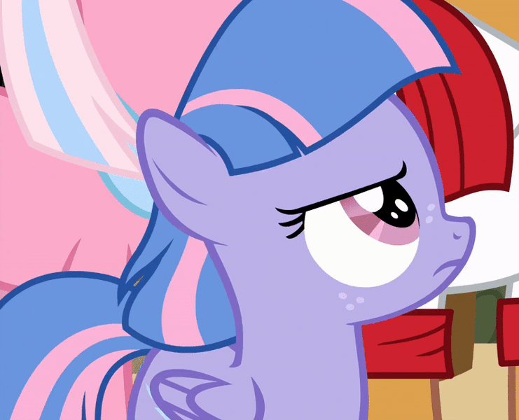 Size: 800x648 | Tagged: safe, derpibooru import, edit, edited screencap, screencap, clear sky, quibble pants, wind sprint, pegasus, pony, common ground, animated, cropped, disgusted, eyeroll, female, filly, foal, freckles, gagging, gif, image, reaction image, solo focus, tongue out, unamused, wind sprint is not amused