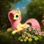 Size: 2048x2048 | Tagged: safe, ai content, derpibooru import, machine learning assisted, machine learning generated, purplesmart.ai, stable diffusion, fluttershy, butterfly, insect, pegasus, pony, g4, my little pony: pony life, cute, flower, garden, generator:purplesmart.ai, harry potter (series), high res, hufflepuff, image, lying down, outdoors, png, prompter:zealousmagician, prone, shyabetes, smiling, solo