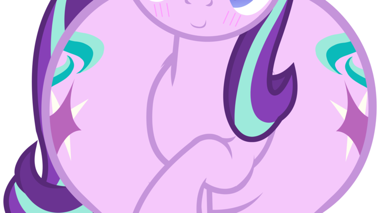 Size: 6867x3727 | Tagged: suggestive, artist:duskyzombie, derpibooru import, starlight glimmer, pony, unicorn, blushing, butt, derpibooru exclusive, female, front view butt, glimmer glutes, image, large butt, mare, plot, png, simple background, smiling, solo, the ass was fat, transparent background, vector