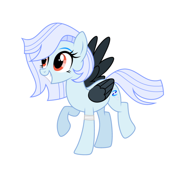 Size: 3144x2934 | Tagged: safe, artist:darbypop1, derpibooru import, oc, oc:pfizel, pony, colored wings, image, png, simple background, solo, transparent background, wings