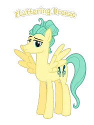 Size: 1134x1506 | Tagged: source needed, safe, anonymous artist, derpibooru import, oc, oc:fluttering breeze, unofficial characters only, pegasus, pony, image, implied incest, incest, male, name, offspring, parent:fluttershy, parent:zephyr breeze, parents:zephyrshy, pegasus oc, png, product of incest, simple background, solo, stallion, text, transparent background, wings