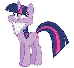 Size: 768x704 | Tagged: safe, artist:bananasplitzel, artist:da-waffle, derpibooru import, twilight sparkle, pony, unicorn, faic, female, grin, image, png, simple background, smiling, solo, transparent background, unicorn twilight