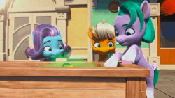 Size: 1280x720 | Tagged: safe, derpibooru import, screencap, sunny starscout, alicorn, hybrid, pony, my little pony: a new generation, my little pony: make your mark, my little pony: make your mark chapter 2, spoiler:g5, spoiler:my little pony: make your mark chapter 2, ali-conned, animated, cheerful, cute, earth pony magic, fake smile, female, filly, foal, fruit, g5, garden, gardening, glory (g5), glow, glowing horn, glowing wings, grapefruit, happy, horn, image, magic, maretime bay, peach fizz, plant, race swap, seashell (g5), smiling, sound, street, sunnybetes, sunnycorn, vegetables, webm, whinny, wings, zucchini