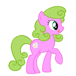 Size: 894x894 | Tagged: safe, artist:ispincharles, derpibooru import, daisy, flower wishes, earth pony, pony, female, image, mare, png, raised hoof, simple background, solo, transparent background, vector