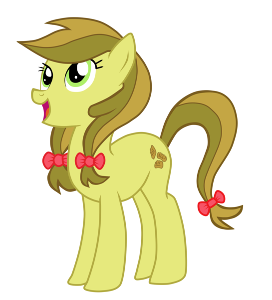 Size: 1760x1936 | Tagged: safe, artist:ispincharles, derpibooru import, apple fritter, earth pony, pony, apple family member, female, image, mare, open mouth, png, simple background, solo, transparent background, vector