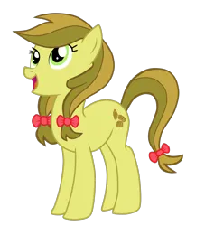 Size: 1760x1936 | Tagged: safe, artist:ispincharles, derpibooru import, apple fritter, earth pony, pony, apple family member, female, image, mare, open mouth, png, simple background, solo, transparent background, vector
