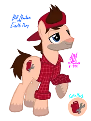 Size: 600x800 | Tagged: safe, artist:goodmangirl, artist:whippingcrram, derpibooru import, oc, oc:bill newton, oc:bill newton hcr2, earth pony, pony, image, png