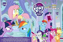 Size: 2289x1523 | Tagged: safe, derpibooru import, applejack, fluttershy, pinkie pie, rainbow dash, rarity, twilight sparkle, filli vanilli, season 4, testing testing 1-2-3, angry, dvd cover, gasp, image, jpeg, mane six, perdana record, ragelight sparkle, yelling