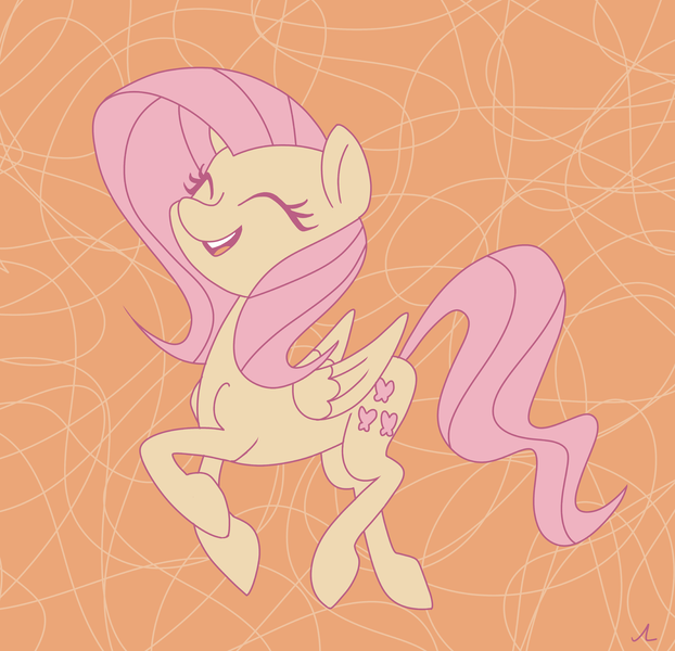 Size: 4500x4343 | Tagged: safe, artist:docwario, derpibooru import, fluttershy, pegasus, pony, abstract background, cute, eyes closed, female, fluttober, image, mare, open mouth, open smile, png, shyabetes, smiling, solo