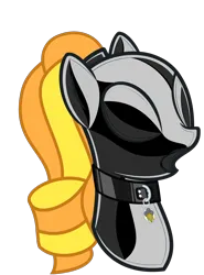 Size: 2558x3451 | Tagged: source needed, semi-grimdark, artist:severity-gray, oc, oc:storm shield, unofficial characters only, earth pony, pony, alternate hairstyle, asphyxiation, breathplay, bust, clothes, collar, cutie mark accessory, cutie mark collar, female, image, jewelry, latex, latex mask, latex suit, mare, mask, open mouth, png, ponytail, portrait, rubber, shiny, simple background, solo, solo female, suffocating, transparent background