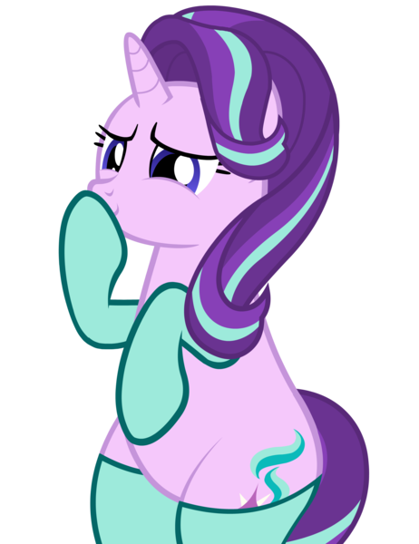 Size: 3129x4064 | Tagged: safe, artist:duskyzombie, derpibooru import, starlight glimmer, pony, unicorn, absurd resolution, bipedal, clothes, cute, female, glimmerbetes, image, mare, png, simple background, smiling, socks, solo, transparent background, vector