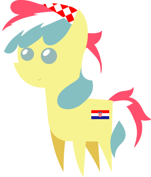 Size: 1697x1982 | Tagged: safe, artist:archooves, derpibooru import, oc, ponified, earth pony, pony, croatia, image, nation ponies, png, pointy ponies, simple background, solo, transparent background