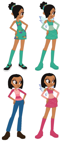 Size: 496x1114 | Tagged: safe, artist:hellocindyfan, artist:selenaede, derpibooru import, fairy, human, equestria girls, barely eqg related, base used, blue dress, blue wings, boots, clothes, crossover, equestria girls style, fairy wings, fairyized, fingerless gloves, gloves, hand on hip, high heel boots, high heels, image, jewelry, jimmy neutron, libby folfax, magic winx, necklace, pink dress, png, shoes, simple background, transparent background, wings, winx, winx club, winxified