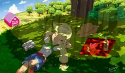 Size: 1700x1000 | Tagged: artist needed, source needed, safe, artist:pendisplaymlp, derpibooru import, applejack, human, worm, equestria girls, apple, apple tree, barn, belt, book, boots, cider, clothes, cloud, cowboy boots, cowboy hat, cowgirl, crepuscular rays, cute, dappled sunlight, denim, denim skirt, drink, eyes closed, farm, female, food, grass, hat, high heel boots, image, jackabetes, jpeg, lying down, nature, relaxing, shirt, shoes, skirt, sky, sleeping, smiling, solo, stetson, summer, tree, under the tree