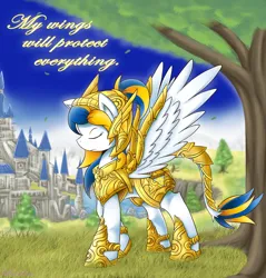 Size: 1910x2000 | Tagged: safe, artist:vavacung, derpibooru import, oc, unofficial characters only, pegasus, pony, armor, image, png, solo