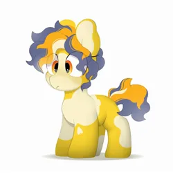 Size: 2500x2500 | Tagged: safe, artist:mochi_nation, derpibooru import, oc, oc:moth, unofficial characters only, earth pony, pony, coat markings, eye clipping through hair, female, image, jpeg, mare, simple background, solo, white background