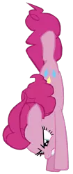 Size: 675x1600 | Tagged: safe, artist:benpictures1, derpibooru import, pinkie pie, earth pony, pony, the lost treasure of griffonstone, cute, diapinkes, diving, female, image, inkscape, mare, png, simple background, solo, teeth, transparent background, vector