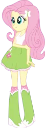 Size: 1496x4253 | Tagged: safe, artist:ytpinkiepie2, derpibooru import, fluttershy, equestria girls, boots, clothes, high heel boots, image, png, shirt, shoes, simple background, skirt, socks, solo, transparent background