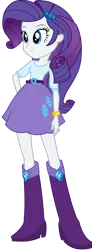 Size: 1563x4253 | Tagged: safe, artist:ytpinkiepie2, derpibooru import, rarity, equestria girls, belt, boots, clothes, high heel boots, image, png, shirt, shoes, simple background, skirt, solo, transparent background