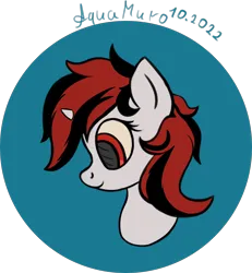 Size: 1944x2105 | Tagged: safe, alternate version, artist:aquamuro, derpibooru import, oc, oc:blackjack, unofficial characters only, pony, unicorn, fallout equestria, fallout equestria: project horizons, abstract background, bust, cute, fanfic art, female, horn, image, mare, png, signature, simple background, sketch, small horn, smiling, solo, style emulation, transparent background, two toned mane, unicorn oc