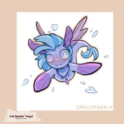 Size: 1200x1200 | Tagged: suggestive, artist:cold-blooded-twilight, derpibooru import, silverstream, sea pony, seapony (g4), alternate form, blushing, fins, from below, glow, glowing eyes, image, implied drowning, png, seapony silverstream, underwater, water