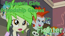 Size: 1920x1080 | Tagged: safe, derpibooru import, edit, edited screencap, screencap, cherry crash, equestria girls, friendship games, character, christina aguilera, fight, image, jpeg, youtube link