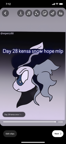 Size: 828x1792 | Tagged: safe, artist:enperry88, derpibooru import, snow hope, earth pony, pony, series:kensatober, series:mlp x toni kensa, black background, clothes, dark color, dark gray background, frown, goth, goth pony, gradient background, gray background, grayscale, image, kensatober, looking at you, monochrome, png, simple background, splatoon, splatoon 3, toni kensa, white background, zip up