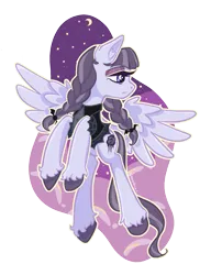 Size: 851x1108 | Tagged: safe, artist:kaninvakker, derpibooru import, inky rose, pegasus, pony, female, image, partial background, png, solo